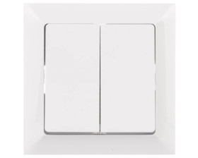 PREMIUM Łącznik podwójny biały WP-3 Pr