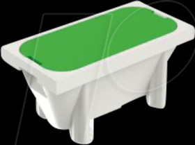 3.14.002.062/0000 RF 19 indicator field, ½ x 1-module, green