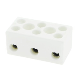 Kostka elektryczna ceramiczna 3 pin 10A 250V