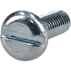 R-TECH 337019 Slotted Pan Head Machine Screws BZP M4 12mm - Pack Of 100