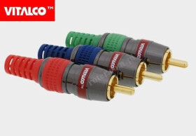 Wtyk RCA Rw500 Vitalco 6mm RGb