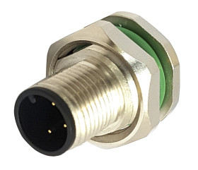 Złącze wielostykowe przemysłowe 5-pinowe M12 Montaż tylny Gniazdo Bulgin