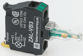 Moduły podświetlające styków Schneider Electric Harmony ZALV blokada Blok świetlny 110 → 120V Uniwersalna dioda