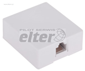Gniazdo RJ45 PN1-8 natynkowe
