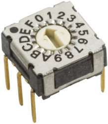 Łącznik krzywkowy obrotowy 10-pozycyjny Wurth Elektronik 100 ma, 400mA 42V dc