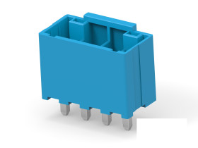 Wzmocnione złącze zasilania 4-pinowe TE Connectivity 300 V AC Męski