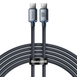 Kabel USB-C Wtyk-Wtyk 2m Baseus Crystal Shine Series 100W CAJY000701