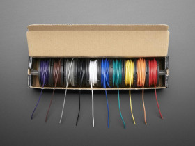 Adafruit Hook-up Wire Spool Set - 22AWG Stranded-Core - 10 x 25ft