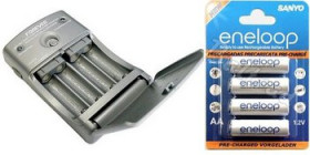 ładowarka MW 1270 + 4 x R6 AA Ni-MH Eneloop 2000