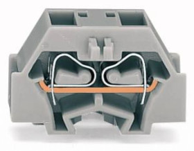 Złączka 4-przewodowa 1,5mm2 niebieska ze stopką montażową 260-344 /50szt./