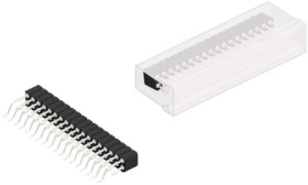 Socket header, 36 pole, pitch 2 mm, straight, BLY9SMD36SM