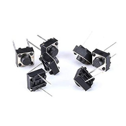 TACT Switch Microswitch 6x6mm h=5.0mm 2-pin - 10 pcs