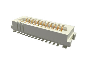 Gniazdo PCB 25 -pinowe raster: 1mm Gniazdo Proste, Pionowy Montaż na płytce drukowanej