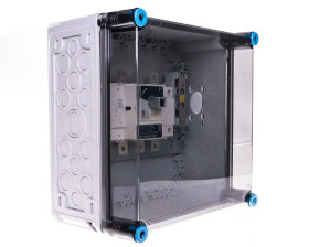 Skrzynka rozłącznikowa Mi, IP 65, wlk. 2, napęd zewn., 160 A, 4-bieg. +PE Mi 7257 20000588