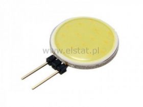 Żarówka LED G4 1W biała zimna; 19mm; COB 12V