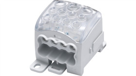 Blok Rozdzielczy - Uniwersalny Al/Cu Sub 270 (82070) Simblock Szary 81655002