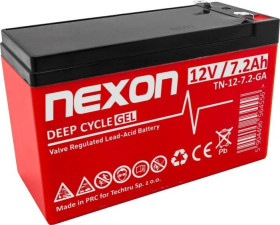 Akumulator VRLA żelowy 12V 7,2Ah (żywotność 12lat) TN-12-7.2-GA