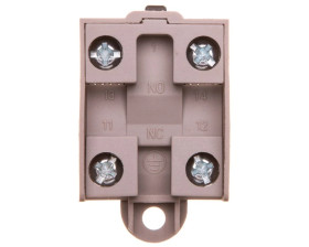 Łącznik krańcowy 1Z 1R metal/tworzywo popychacz LK\11