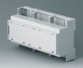 PC DIN rail enclosure, (L x W x H) 58 x 160 x 90 mm, light gray, B6706106