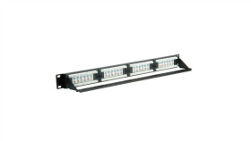 Value Patchpanel Kat.6A 24-Portowy Utp Szary