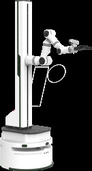Realman CR RM65, mobile manipulator + single-arm lifting system