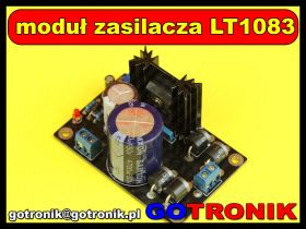 Moduł zasilacza stabilizowanego LT1083CP dużej mocy