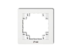 DECO Ramka pośrednia do wyłączników IP44 biały DRPH KARLIK