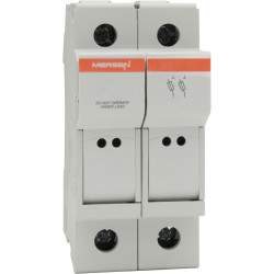 Uchwyt bezpiecznikowy montowany na szynie Mocowanie szynowe rozmiar: 8 x 31mm 25A 400V ac Mersen