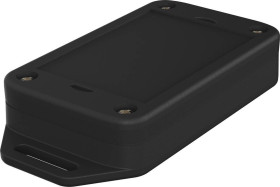 Bopla BL 704015 WL2 DO-9005 (16174365) - obudowa ze wspornikami ściennymi i górnym mocowaniem pokrywy (70,4 x 42,4 x 15,5 mm)