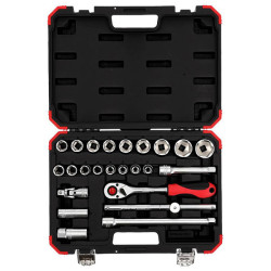 Gedore RED 3300055 Socket Wrench Set 1/2" 10-32 mm 24 pieces