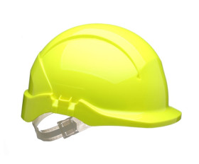 Kask ochronny, Żółty, ABS, Krótki, Concept Core