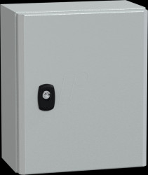 NSYS3D32515P Steel enclosure full door no mounting plate 300 x 250 x 150