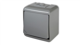 Junior Łącznik Schodowy Podświetlany Popielaty 10Whe-3L