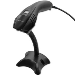 Qoltec Automatyczny skaner czytnik kodów kreskowych 1D EAN USB + podstawka