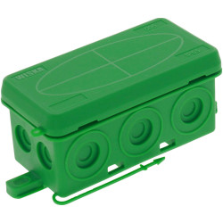 Wiska 10109584 Junction box (L x W x H) 86 x 44 x 41 mm Green IP55