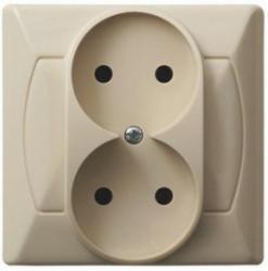 Akcent, Gniazdo podwójne beżowe