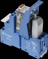 58.34.8.024.0060 Coupling relay with screw terminals, 4 CO, 7 A, 24 V AC