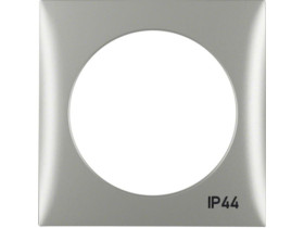 Integro Flow Ramka 1 pojedyncza z nadrukiem "IP44" bez uszczelki chrom lak 918272568 HAGER