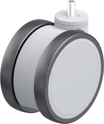 Blickle 872841 LKDG-PATH 125K-GS10 Podwójna rolka z tworzywa sztucznego Średnica koła: 125 mm Maksymalne obciążenie: 125