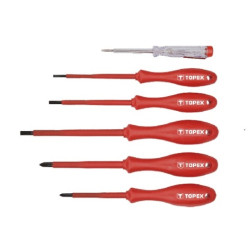 TOPEX Wkrętaki 1000V, zestaw 6 szt. 39D155