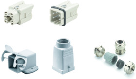 Connector kit, size 1, 4 pole + PE , IP65, 1802700000