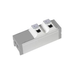 Blok zasilający 2xRJ45 C6 FTP przel., 2x zaślepka 1m 073488