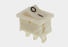 Przeł. kołyskowy mały biały on-on