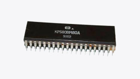 КР580ВМ80А Sovjet 8080 processor clone