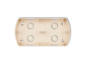 TREND Puszka montażowa pozioma 2 podwójna beżowy 1PTH-2 KARLIK