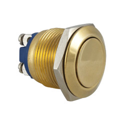 Nasadka przełącznika Chwilowy SPST średnica wycięcia 19mm, montaż panelowy RS PRO