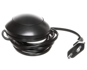 Przewód przyłączeniowy 200cm z wyłacznikiem nożnym czarny SP/WN2,0(2X0,75)CZN PRW10000370