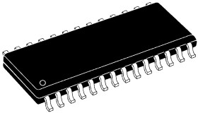 Microchip Ekspander we/wy 16 -kanałowy SPI SOIC 28 MCP23S18-E/SO