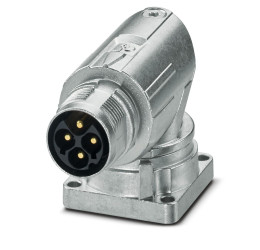 Złącze wielostykowe przemysłowe 4-pinowe M17 Montaż przedni Wtyczka Phoenix Contact