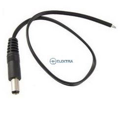 DC wtyk 5,5/2,5/11 z przewodem prosty